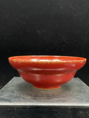 W41947812 陶瓷 全品 近代红釉碗