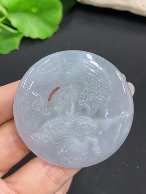 F42969966 翡翠挂件 货品总重约43g