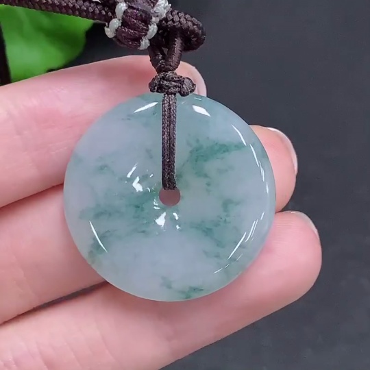 F34961504 Jadeite Peace Knot Total Weight Approx. 11g (Including Rope Weight)