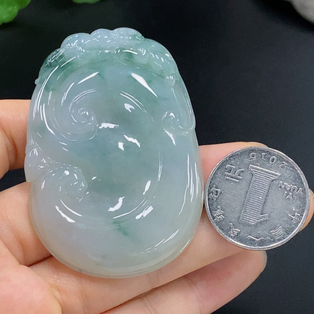 F29414450 Jadeite Pendant Ruyi Total Weight Approx. 45.69g