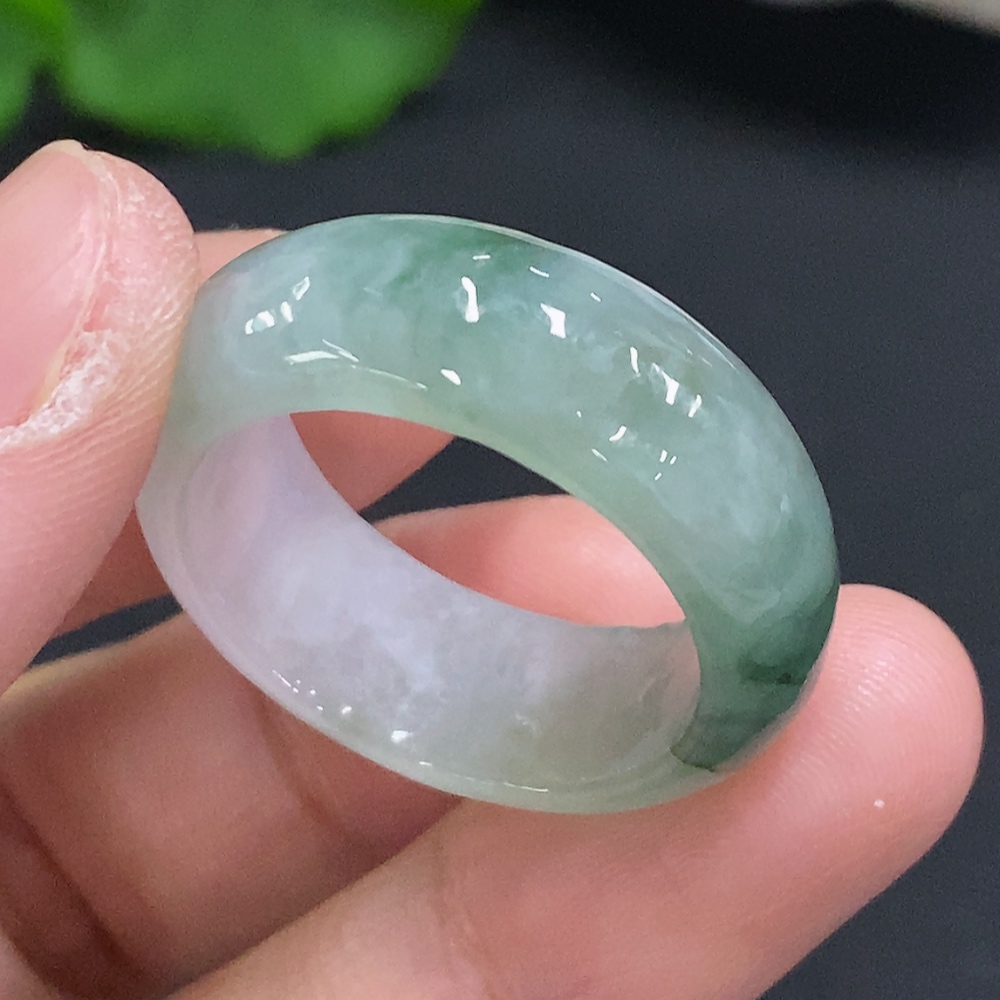 F35107037 Jadeite Ring Size 27 Total Weight Approx. 8g