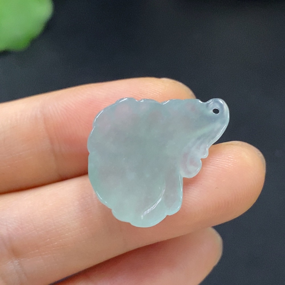 F27089385 Jadeite Cabbage Pendant Total Weight Approx. 3.15g