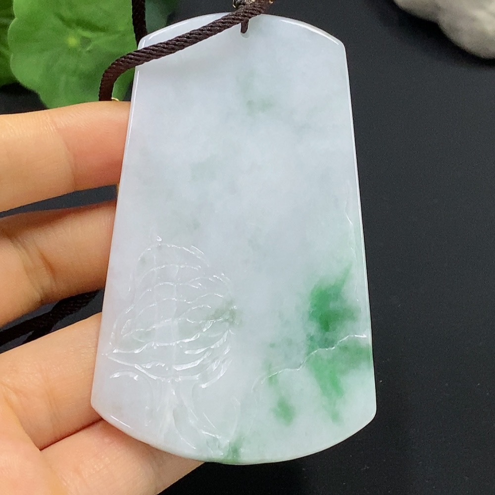 F22547798 Jadeite Landscape Pendant Total Weight 73.742g