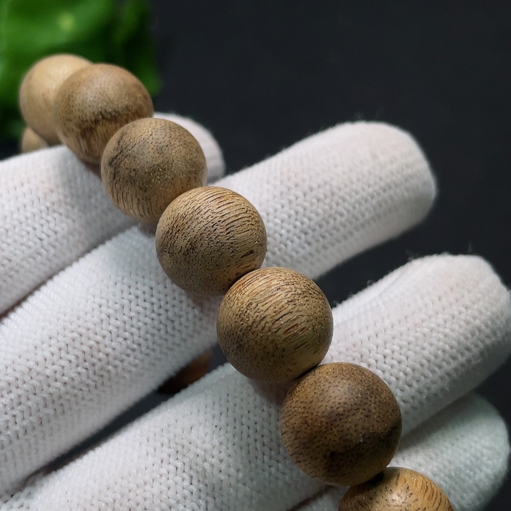 W35145042 Agarwood Beads (Total weight approx. 10.6g, size approx. 13mm)