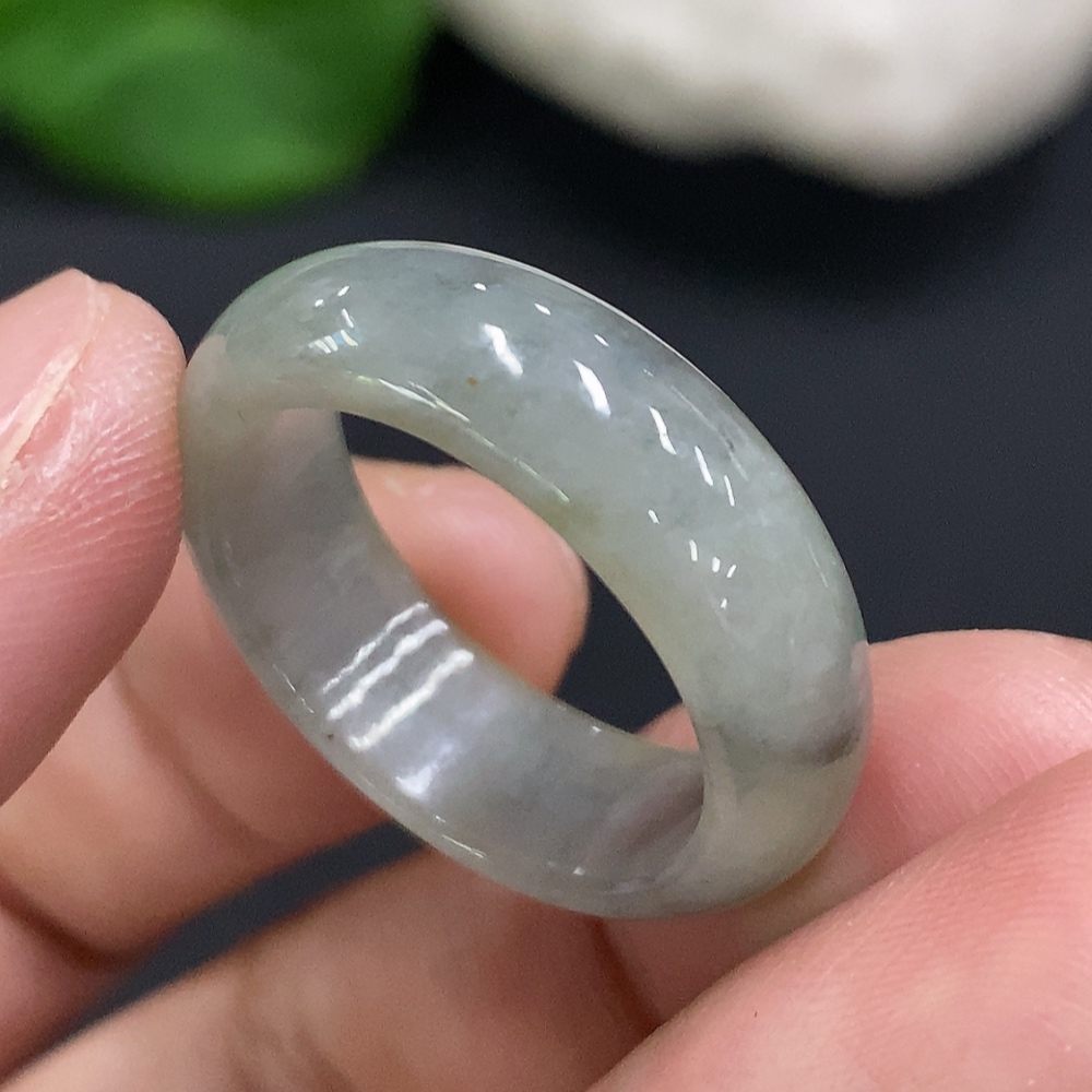 F33883295 Jadeite Ring Size 21 Total Weight Approx 4g