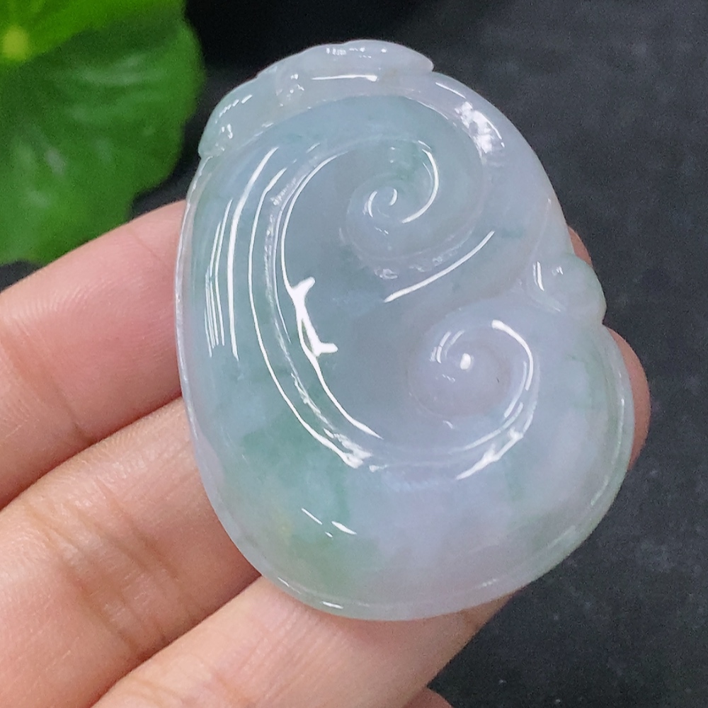 F33887744 Jadeite Pendant Ruyi, Total Weight Approx. 16.22g