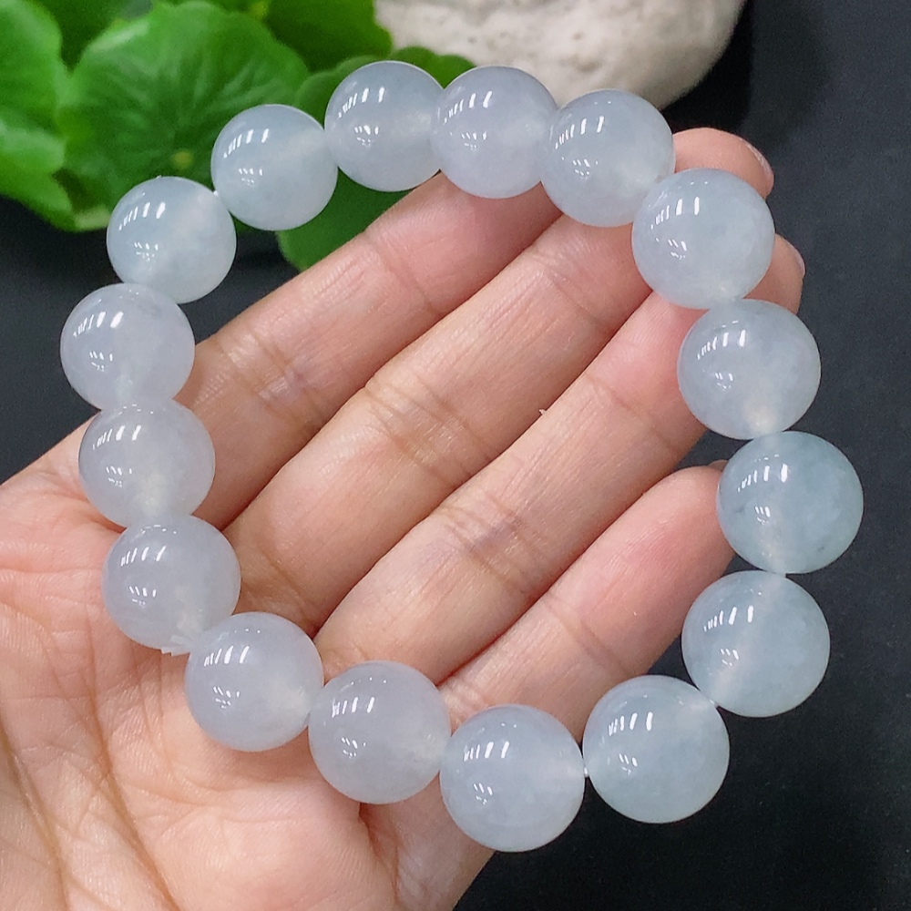 F35117233 Jadeite Bracelet Approx. 13mm Total Weight Approx. 57.94g