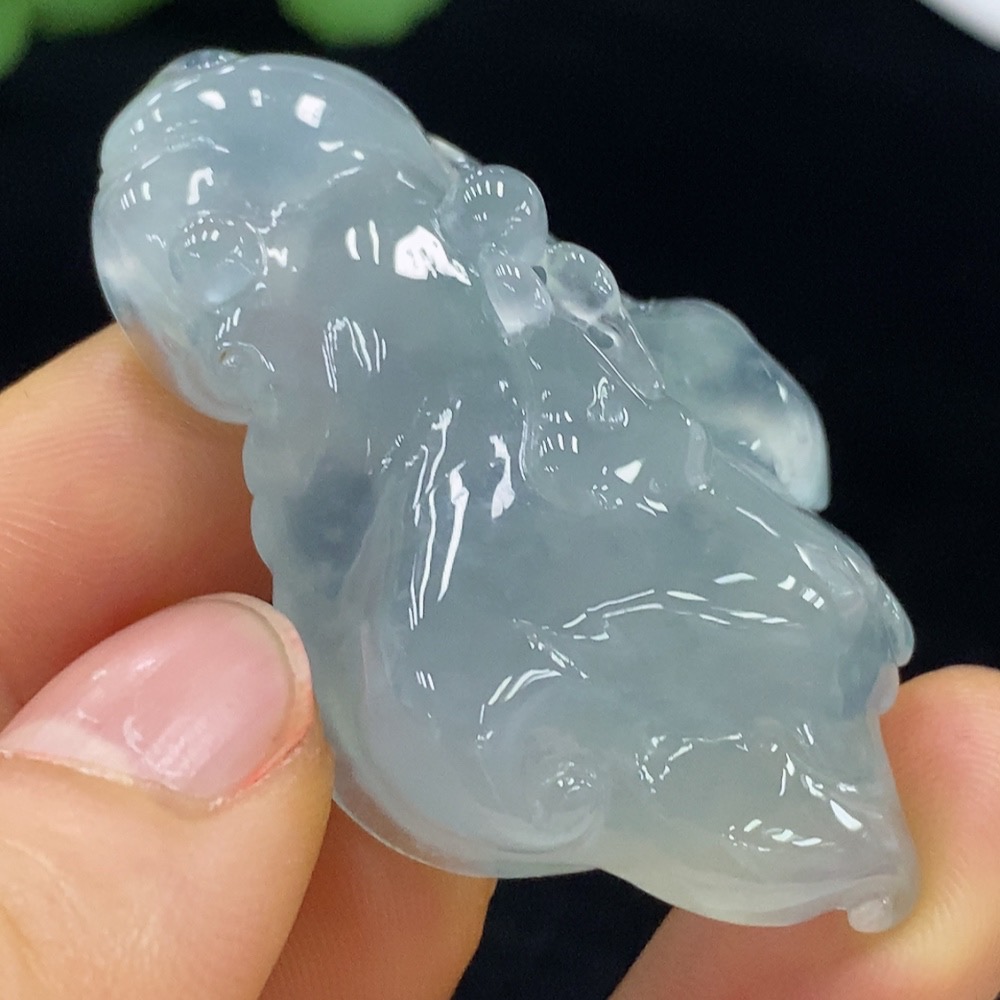 F35094727 Jadeite Formless Pendant Total Weight Approx. 22.95g