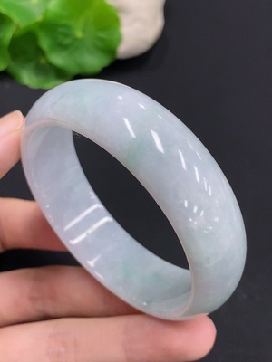 F30513919 Jadeite Round Bangle Total Weight Approx. 56.5g Size 56