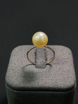 C29343474 Seawater Pearl Ring Total Weight Approx.1.84g Size 9.9mm Gold Content 46%