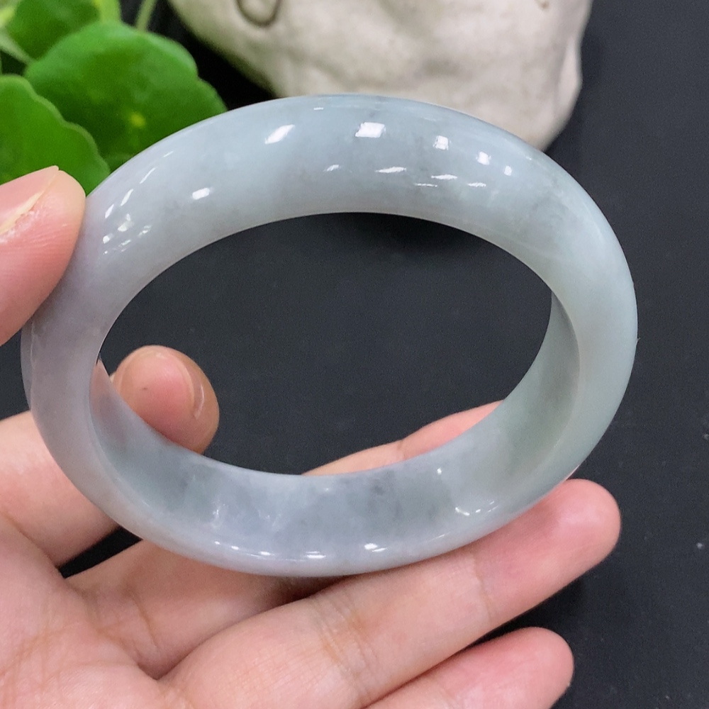 F31595830 Jadeite Regular Bangle Size 54.5 Total Weight Approx.65g