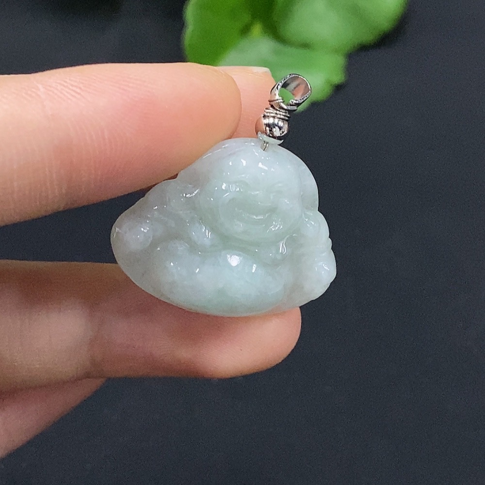 F30549998 JadeiteBuddha Pendant