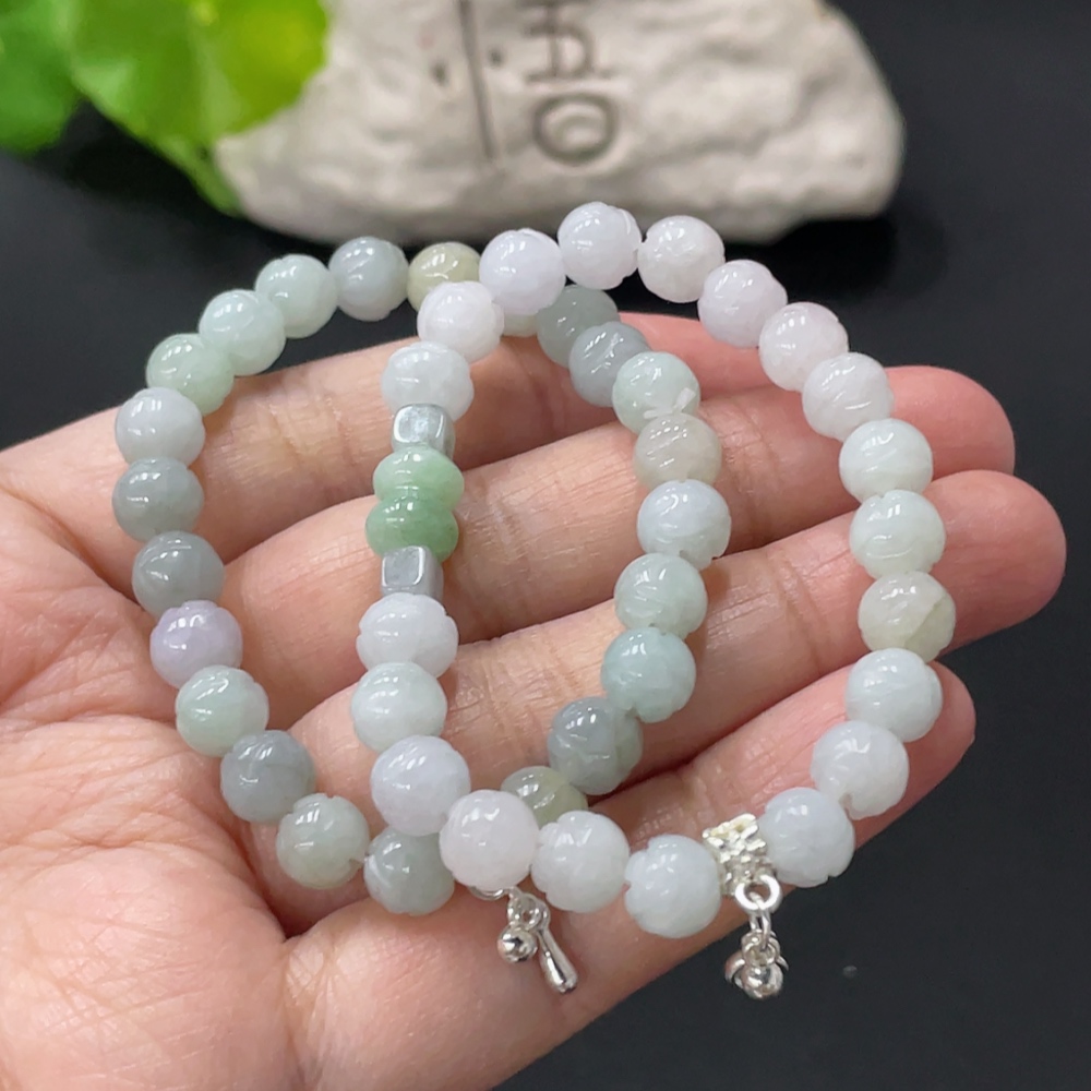 F34999427 Jadeite Bracelet Approx.7mm Accessories Non-Gold
