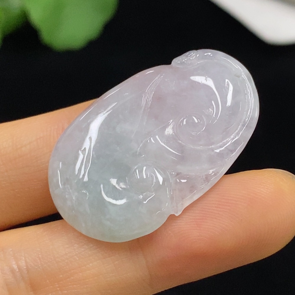 F34045155 Jadeite Ruyi Pendant Total Weight About 6.56g