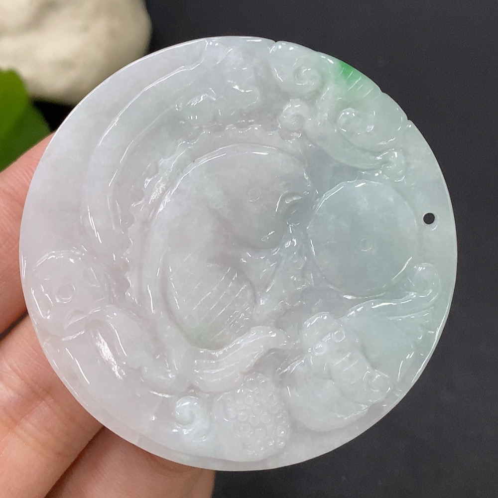 F29322759 JadeitePendant Total Weight Approx. 15.9g