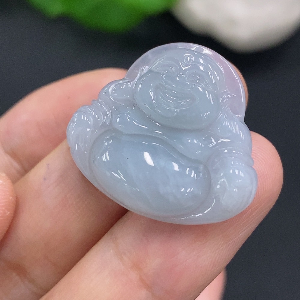 F28193290 Jadeite Buddha Pendant Total Weight Approximately 5.8g