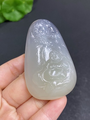 H33902961 Hetian Jade Pendant, Buddha, Total Weight Approx. 52.1g