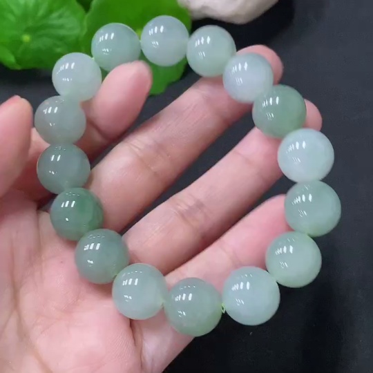 F35088482 Jadeite Bracelet Approx. 12mm Total Weight Approx. 46.1g