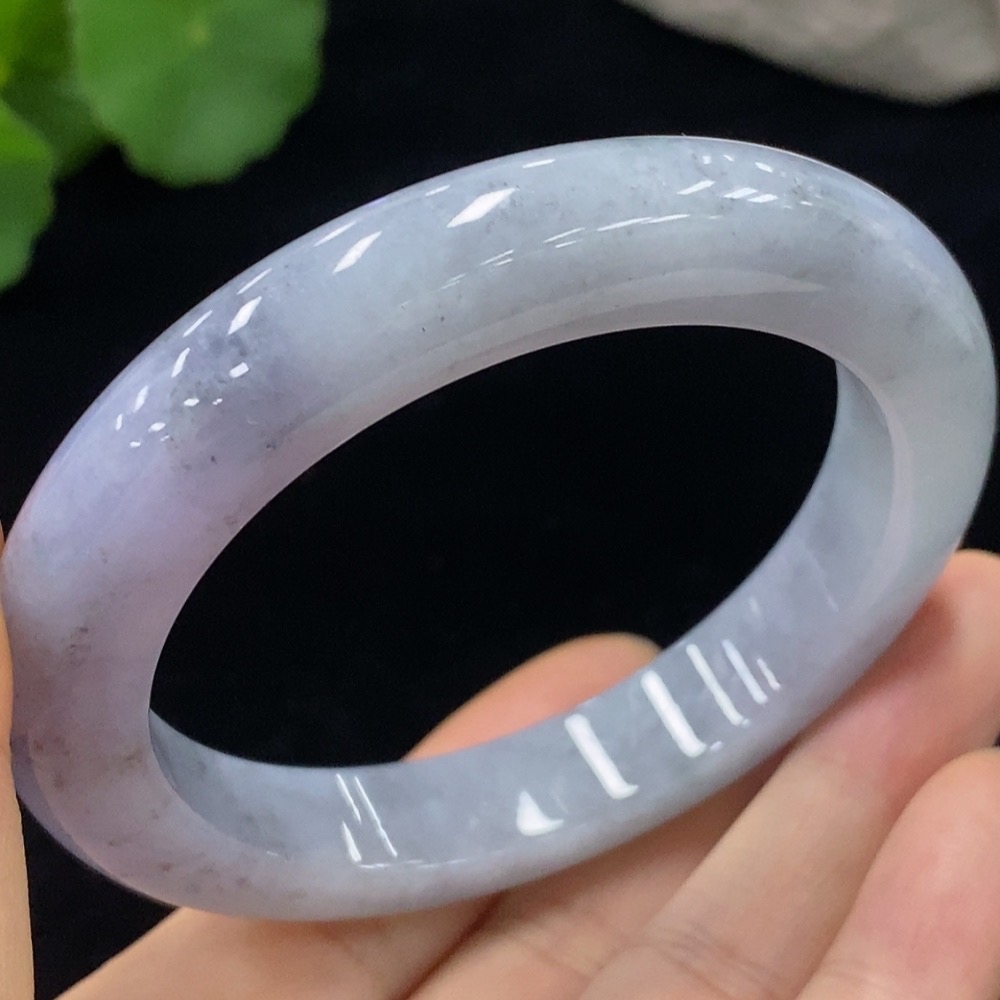 F30531102 Jadeite Regular Bangle 56.4 Circle Size Total Weight Approx. 63.89g