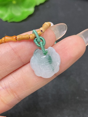 F34064973 Jadeite Bracelet with Non-A Chain Non-Gold Total Weight Approx.5.6g Size 13.9