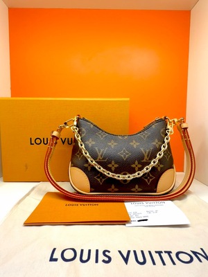 S43097069 路易威登 LV Louis Vuitton NANO BOULOGNE手袋 黄牛角mini 芯片款 25年10月票 腋下包 尺寸：13 x 8 x 19cm  99新