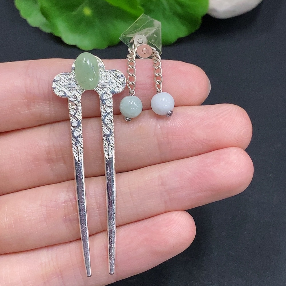 F30556193 Jadeite inlay, non-gold inlay