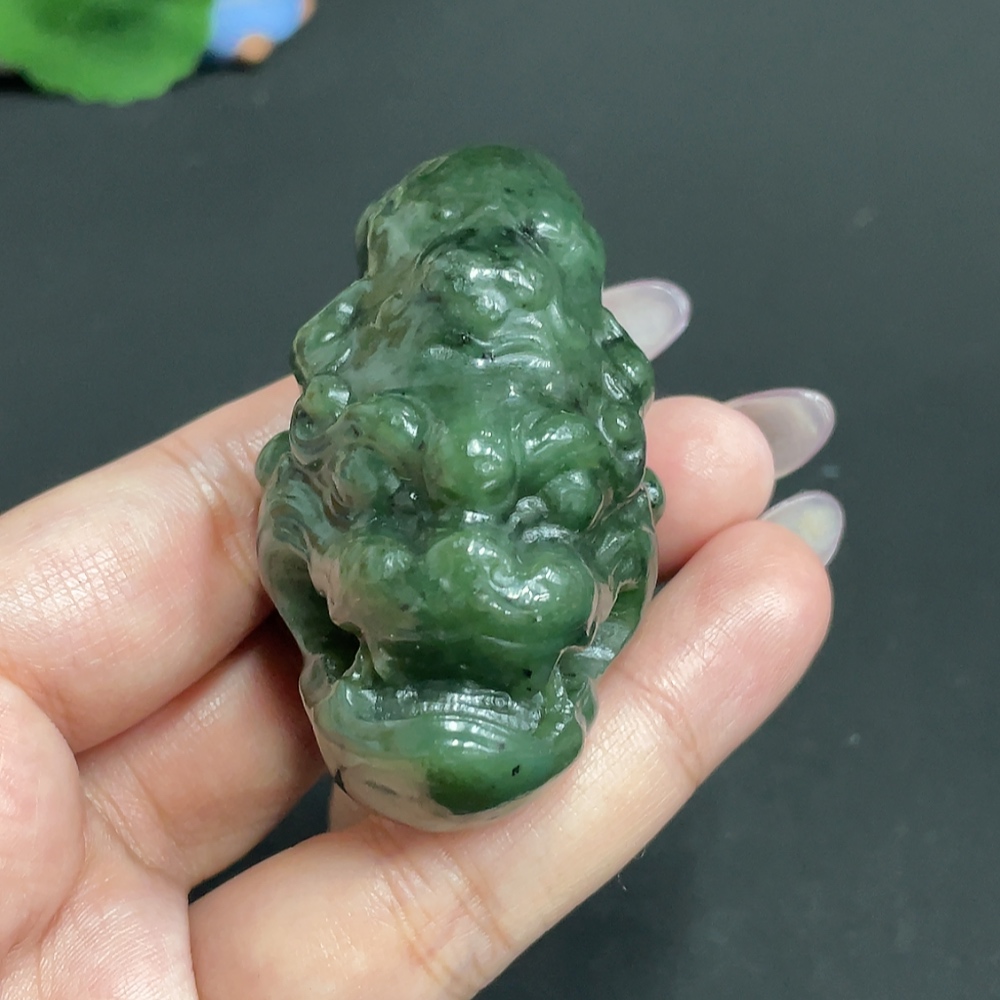 H33901472 Hetian Jade Pendant Antique Style Total Weight Approx. 95.3g