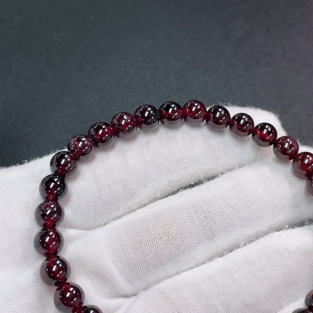 C32743662 Garnet Bracelet Total Weight Approx.21.34g Size About 6.8mm