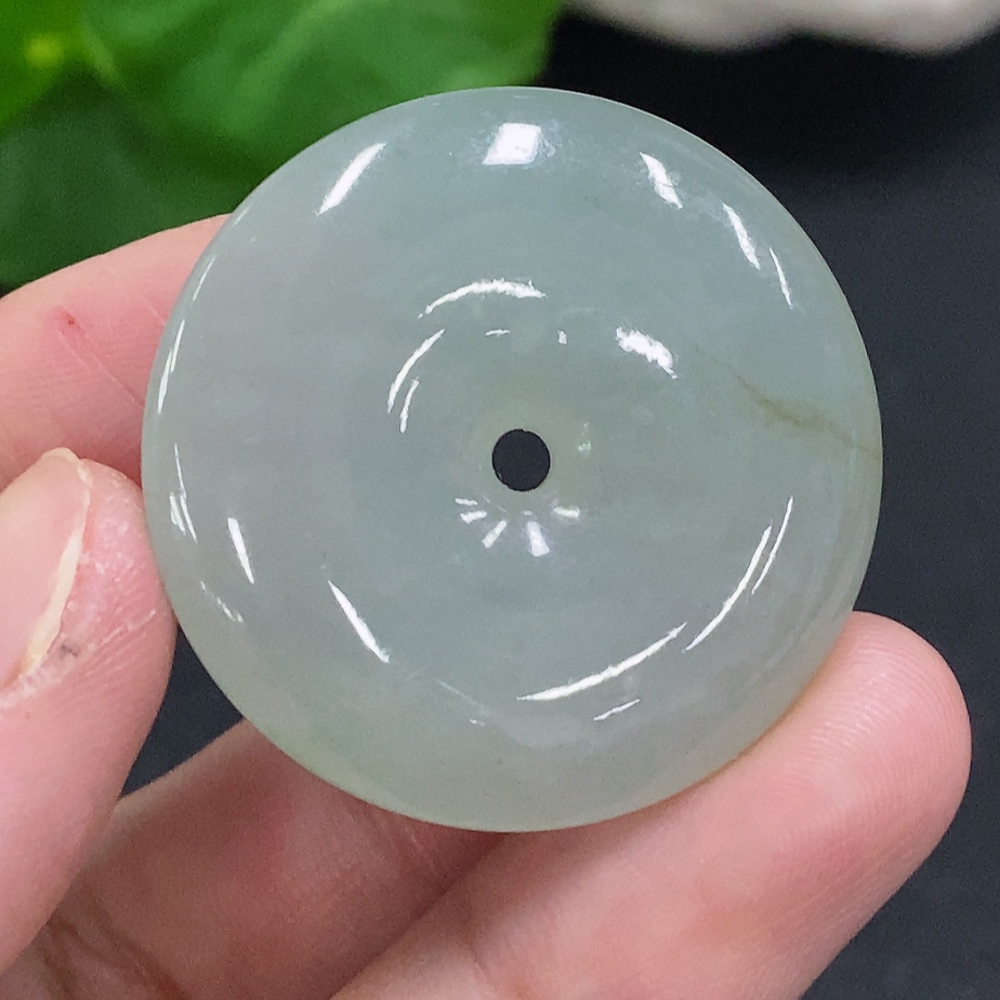 F32801262 Jadeite Safety Buckle Total Weight About 16g