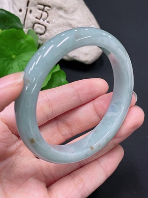 F33865491 Jadeite Round Bangle, Circumference 56.7, Total Weight Approx. 54g