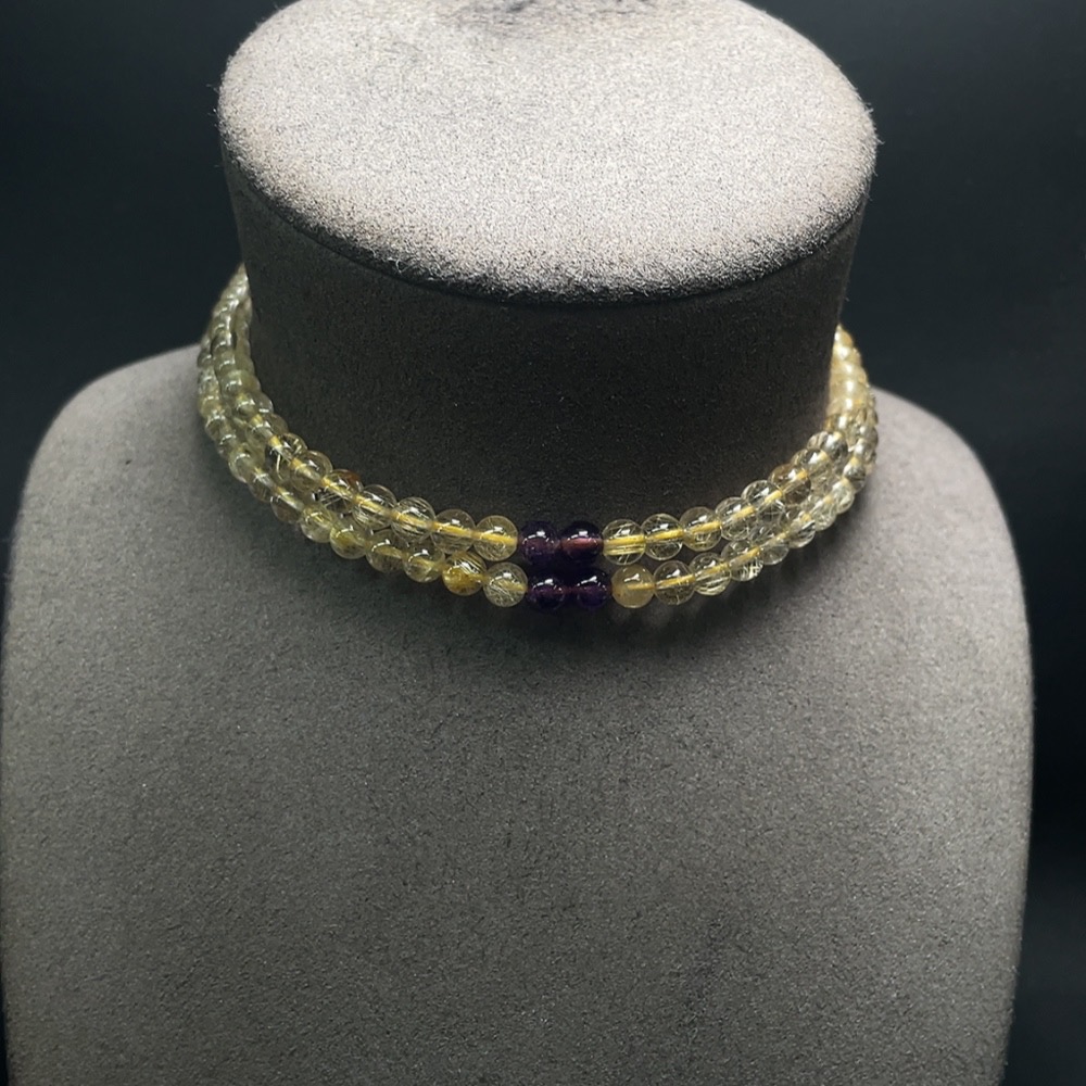 C32762765 Crystal Bead Chain Total Weight Approx. 42.86g Size About 6.2mm