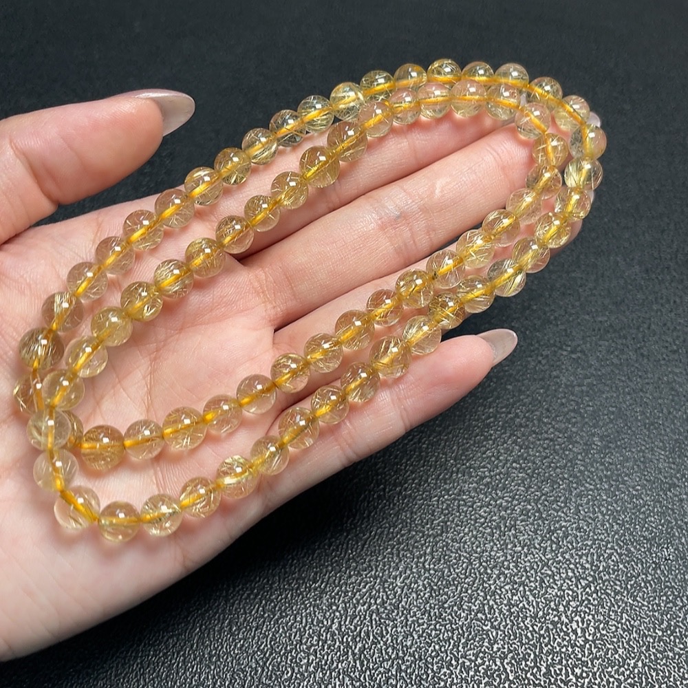 C34008868 Crystal Bead Strand Total Weight Approx. 38.85g Size About 7.2mm