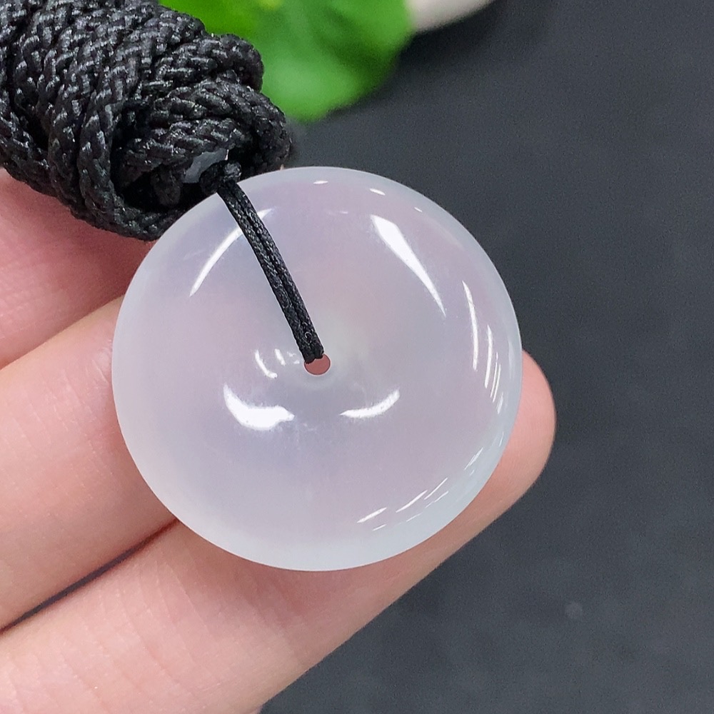 F34061425 Jadeite Peace Knot Total Weight Approximately 10.2g (Including Rope Weight)