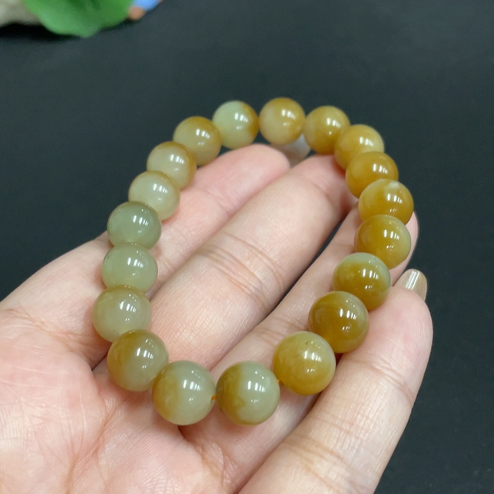 H32737468 Hetian Jade Bracelet, Approx. 9.8mm, Total Weight Approx. 28.8g