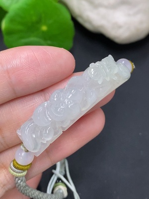 F43136670 翡翠花开富贵手绳 货品总重约11.7克