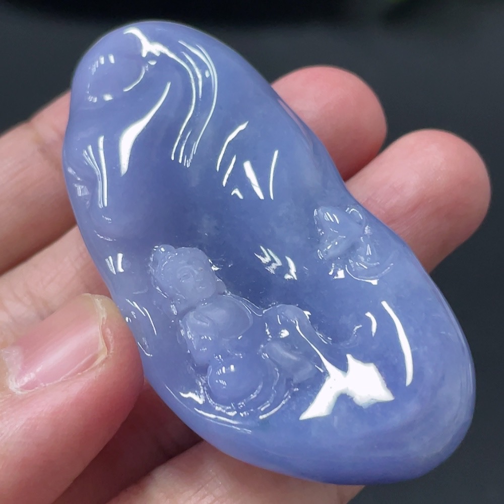 F28271929 Jadeite Guanyin Pendant, Total Weight Approx. 36.7g