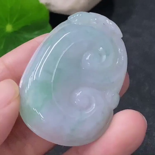 F33887744 Jadeite Pendant Ruyi, Total Weight Approx. 16.22g