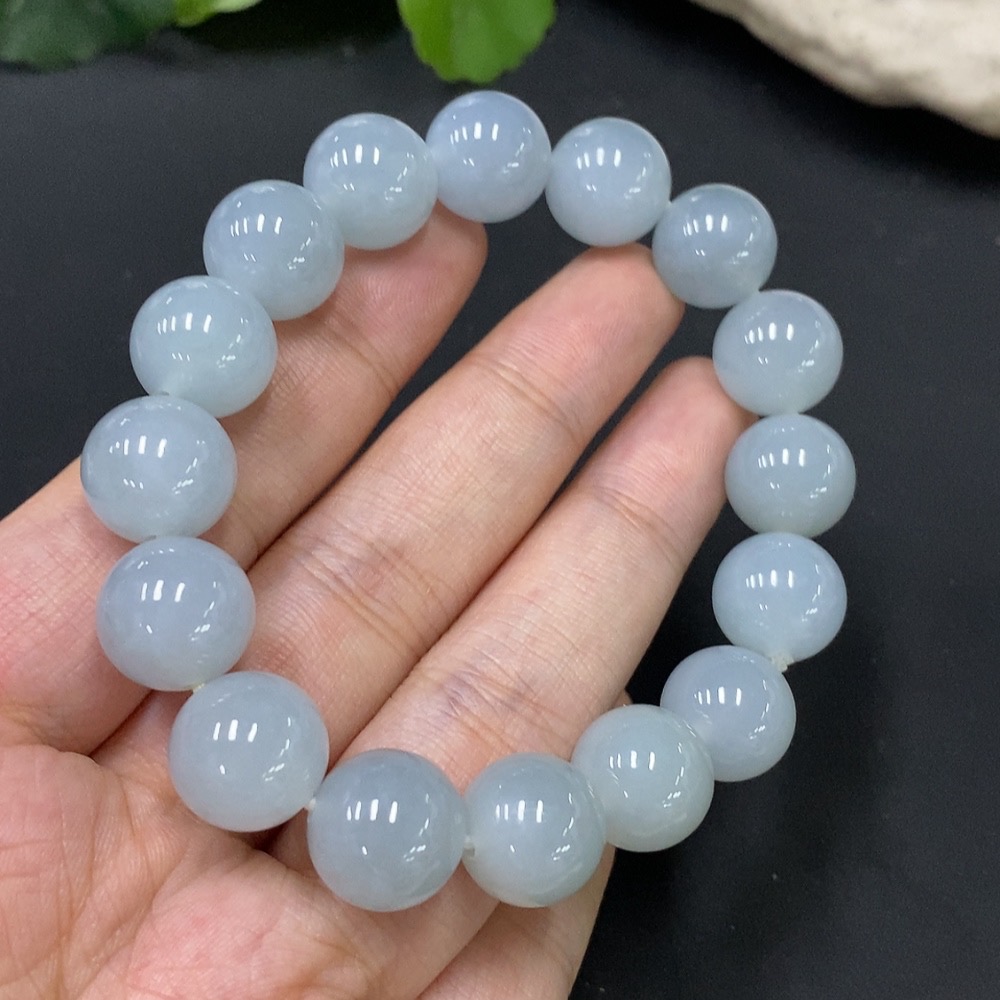F26993304 Jadeite Bracelet Total Weight Approx. 52.49g Size 12.6mm