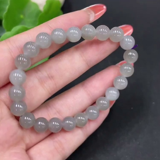 H34027497 Hetian Jade Bracelet, Approx. 7.8mm, Total Weight Approx. 16.8g