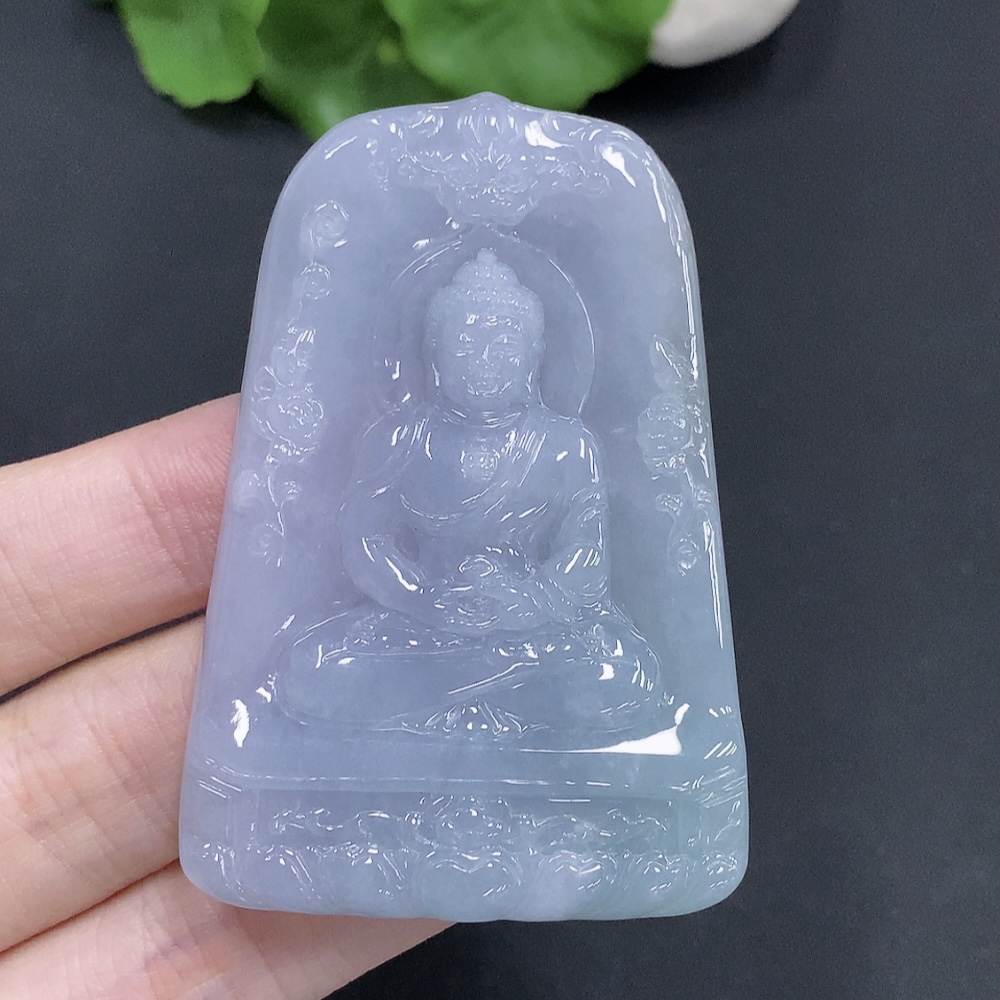 F30543564 Jadeite Great Sun Tathagata Pendant with a total product weight of approximately 36.6 grams
