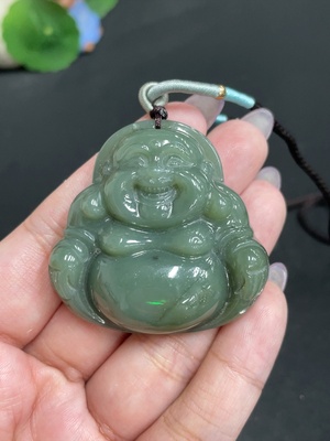 H33863885 Hetian Jade Pendant - Buddha