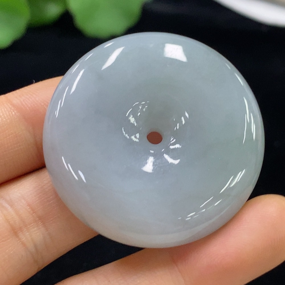 F34948155 Jadeite Peace Pendant with a total weight of approximately 37.6 grams