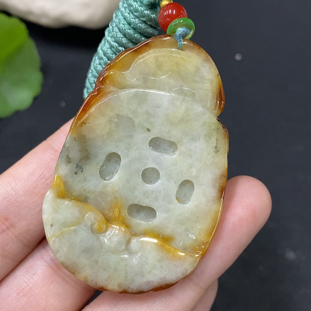 F28250070 Jadeite Pendant Total Weight Approx. 39.92g Color Origin Undetermined