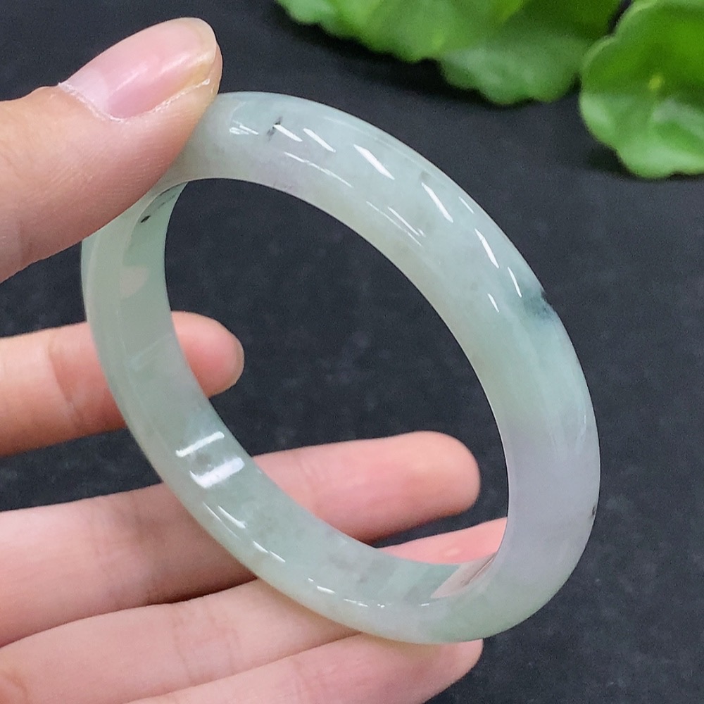 F33946980 Jadeite Round Bracelet Size 53.7 Total Weight Approx. 39.87g