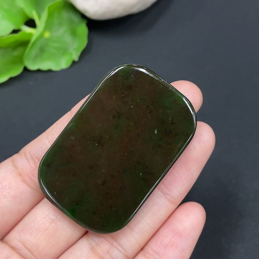 H28245136 Hetian Jade Pendant Plain Pendant Total Weight: Approx. 19.5g