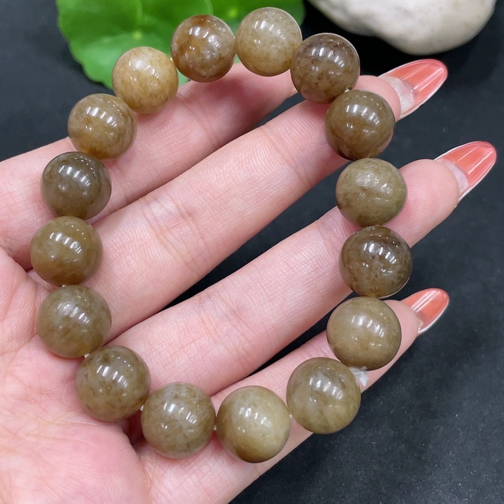 H35084457 Hetian Jade Bracelet, Approx. 11.6mm, Total Weight About 41.9g