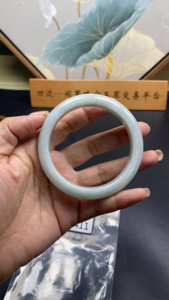 F22527411 Jadeite Bangle Size 59mm Total Weight 61.450g