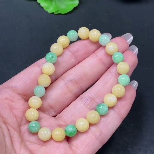 F35138884 Jadeite Bracelet Total Weight Approx. 20.26g Size About 8mm