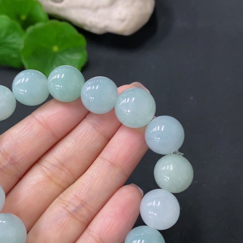 F34076645 Jadeite Bracelet Approx.12.7mm Total Weight About 53.8g