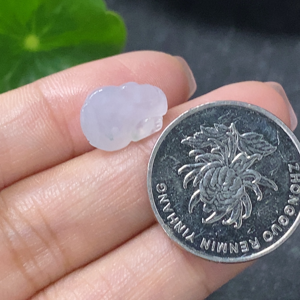 F34998199 Jadeite Inlay Total Weight Approx. 1.3g